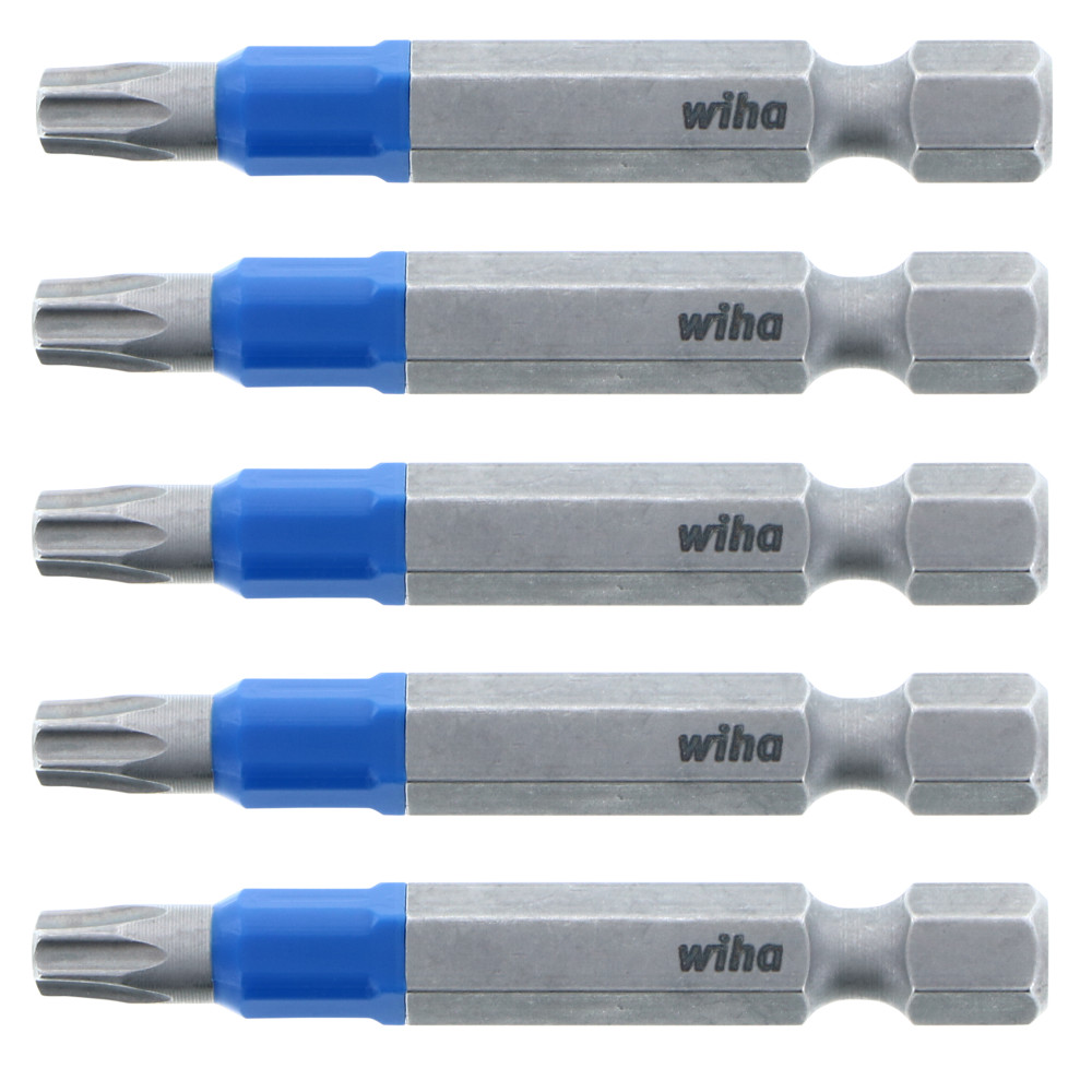 Wiha TerminatorBlue Impact Bit Torx T25 2″ 5pk - Flockneti