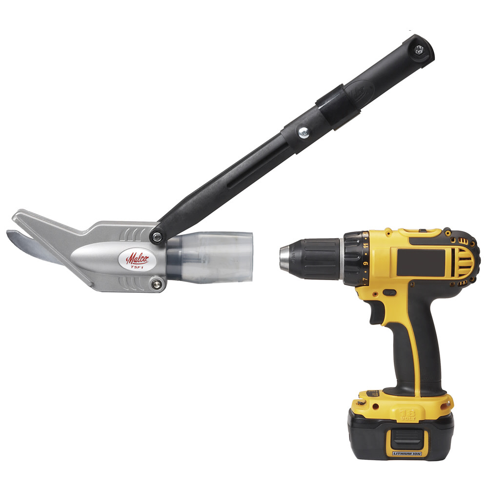 Malco Products TurboShear Fiber Cement Siding Shear (Drill not included) TurboShear Fiber Cement Siding Shear (Drill not included) - Flockneti