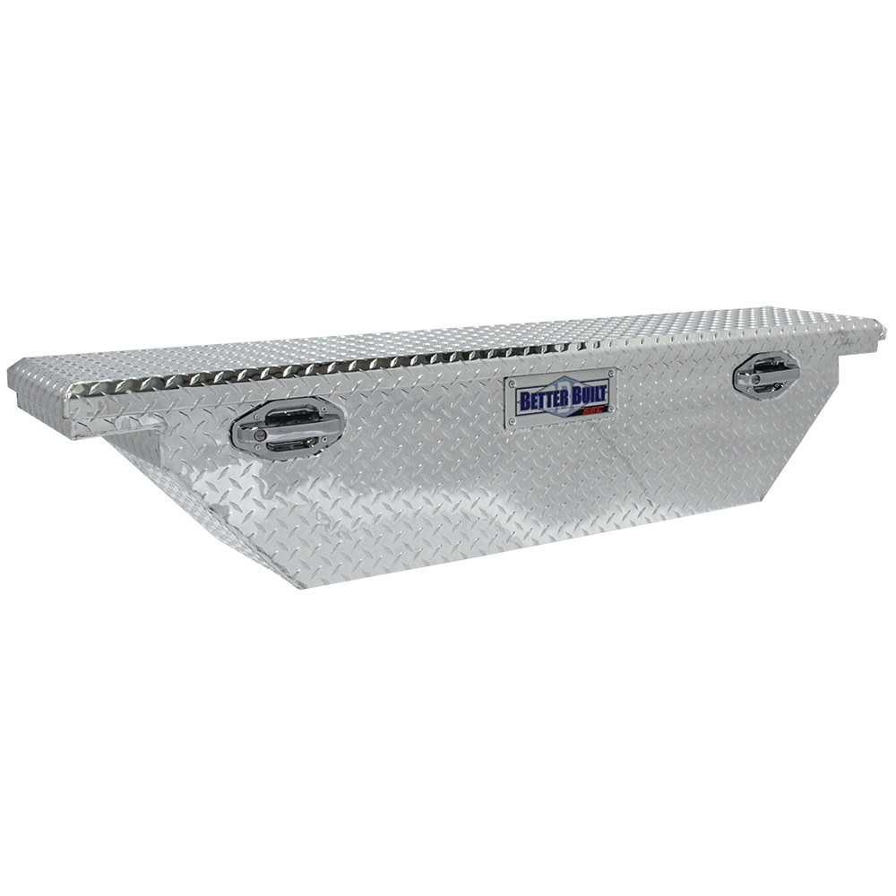 Better Built 61.5″ SEC Saddle Truck Tool Box LOW PROFILE NARROW BRITE ALUMINUM - Flockneti
