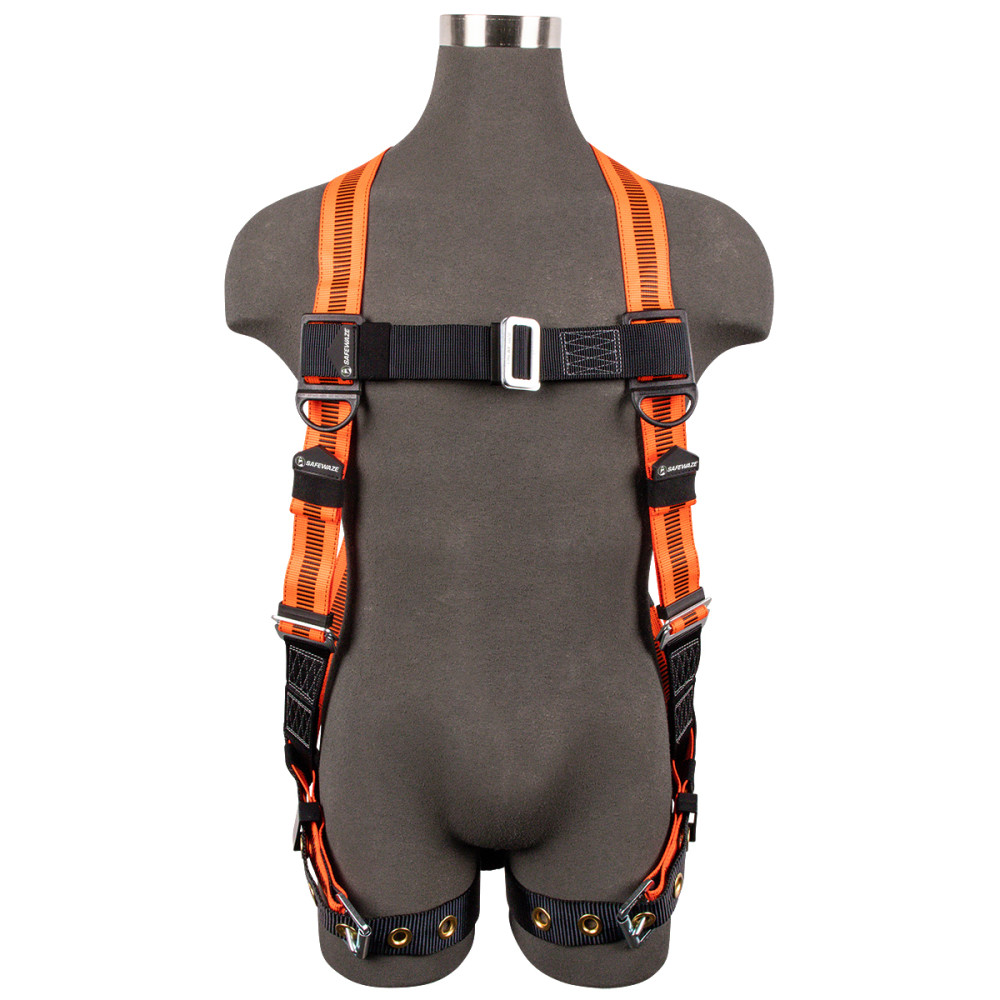 Safewaze Universal V Line Full Body Harness with 1D MB Chest - Flockneti