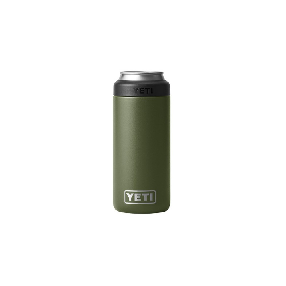 Yeti Rambler 12oz Colster Slim Can Insulator Highlands Olive - Flockneti