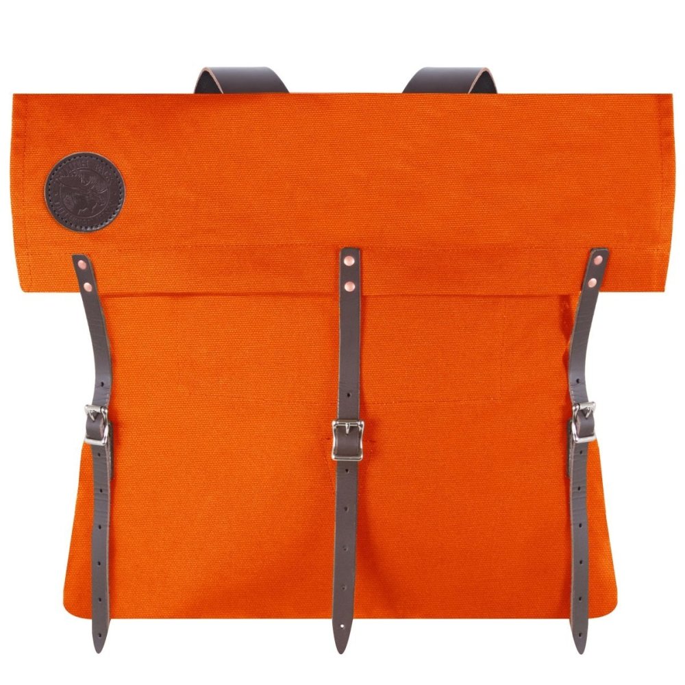 Duluth Pack 60 Liter Capacity Orange Canvas #3 Original Backpack - Flockneti