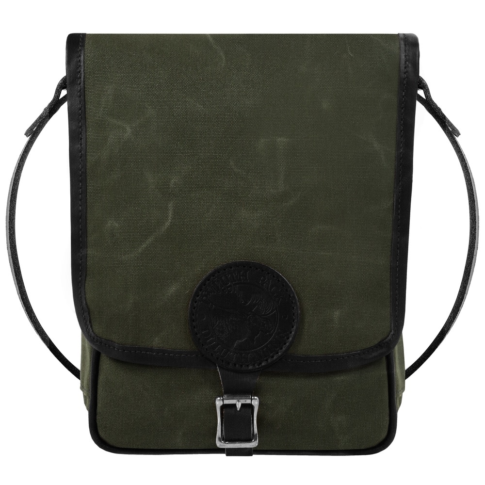 Duluth Pack Haversack with Leather Trim – Waxed Olive Drab - Flockneti
