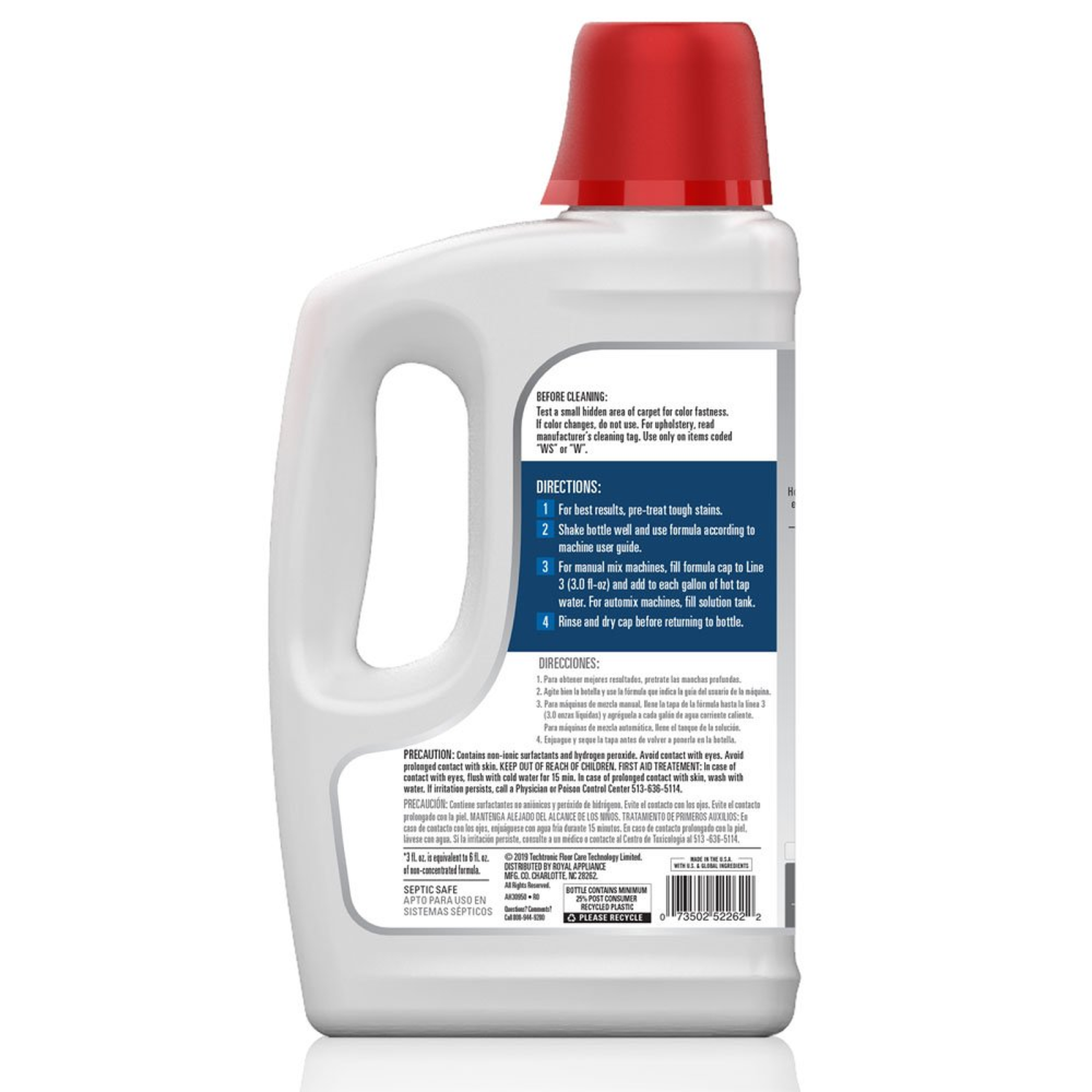 Hoover Residential Vacuum Oxy Carpet Cleaning Solution Deep Cleaning 50oz - Flockneti
