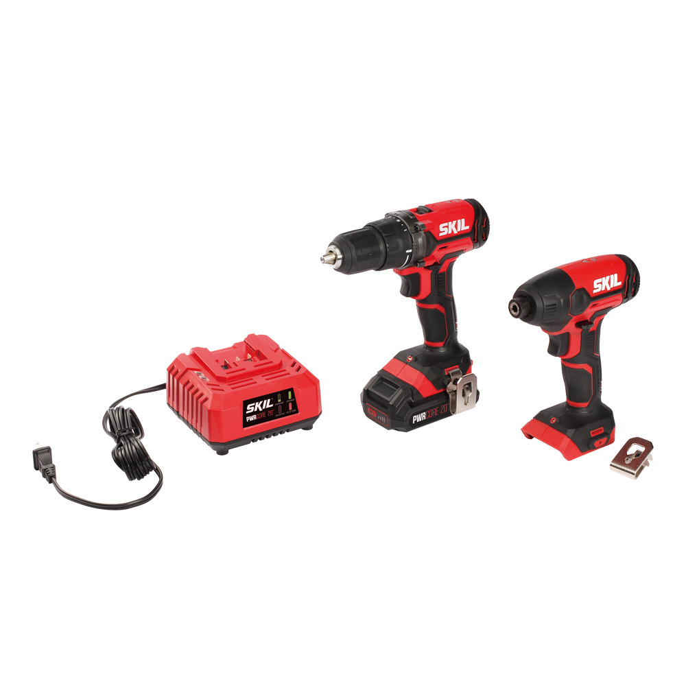 SKIL 20V DRILL DRIVER & IMPACT DRIVER KIT - Flockneti