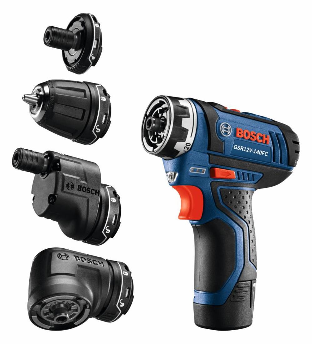 Bosch 12V Max Flexiclick 5-In-1 Drill/Driver System Kit - Flockneti