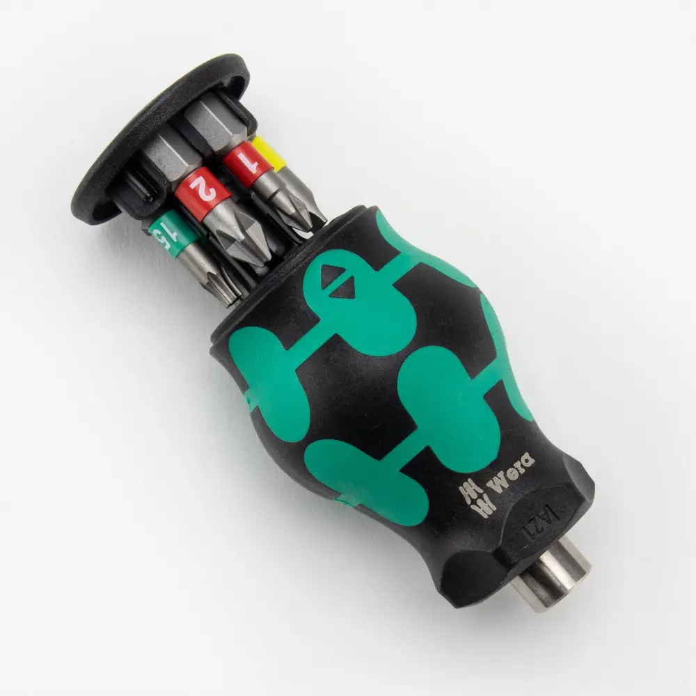 Wera Tools Kraftform Kompakt Stubby Magazine 1 Screwdriver with Bits - Flockneti