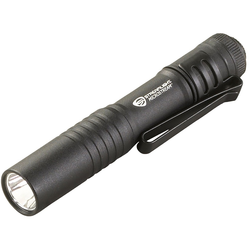 Streamlight Flashlight Black C4 LED 1AA Microstream Handheld - Flockneti