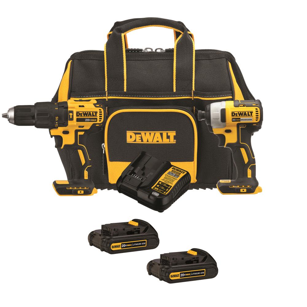 DEWALT 20V Brushless 2 Tool Combo Kit - Flockneti
