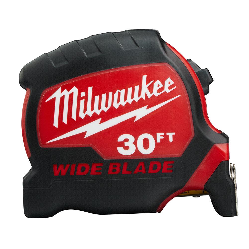 Milwaukee 30Ft Wide Blade Tape Measure - Flockneti
