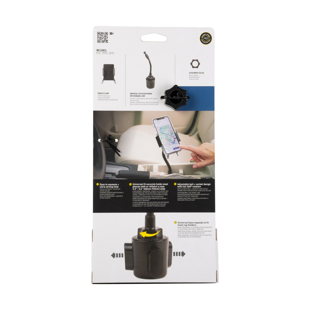Nite Ize Squeeze Universal Cup Holder Mount - Flockneti
