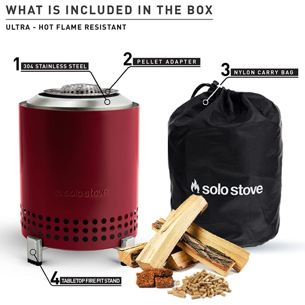Solo Stove Mesa Mulberry Fire Pit - Flockneti
