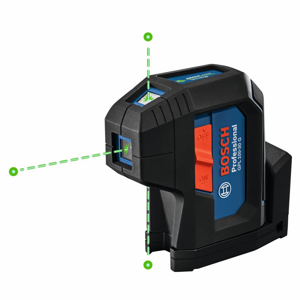 Bosch Laser Level Green Beam Three Point Self Leveling Alignment - Flockneti