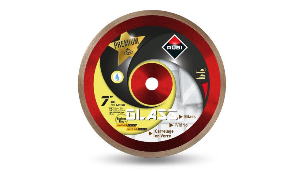 Rubi Tools Glass 7 In. Premium Diamond Blade - Flockneti