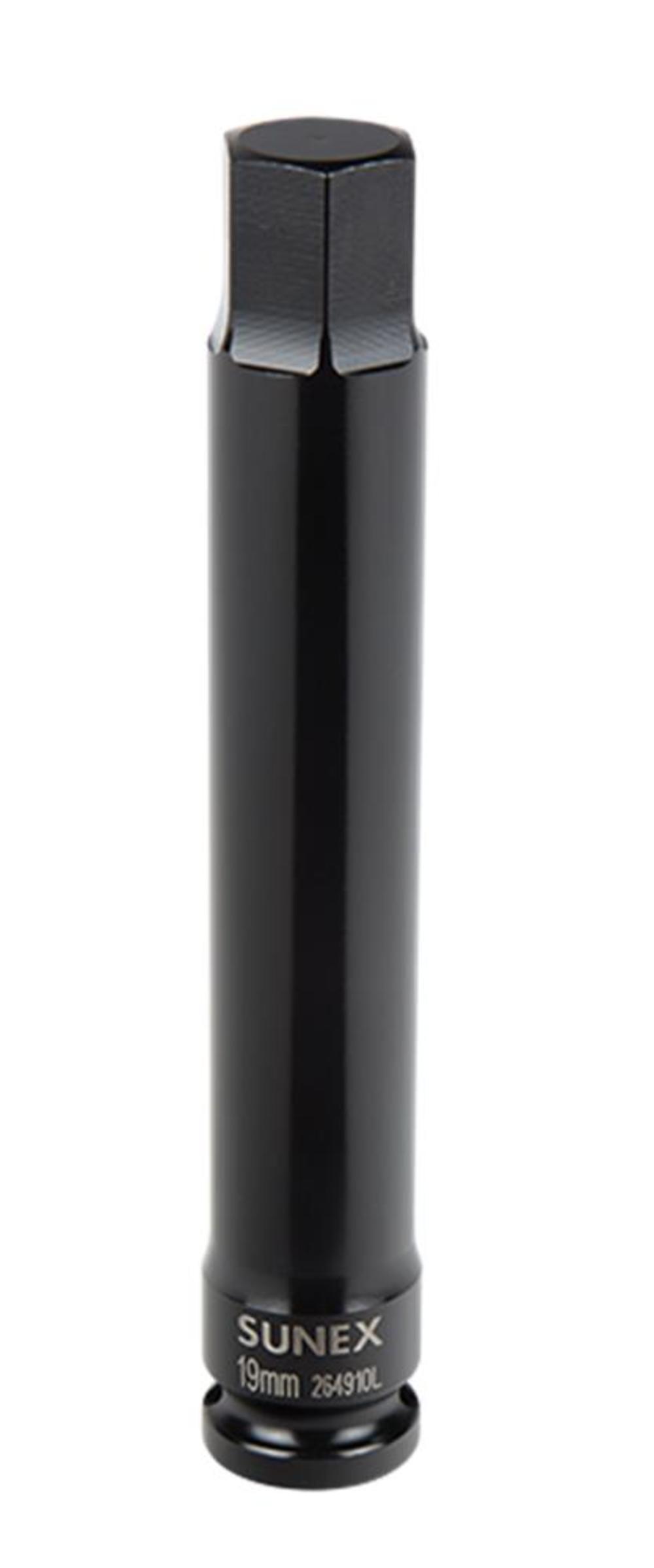 Sunex 1/2 In. Drive 19 mm Hex Impact Socket - Flockneti