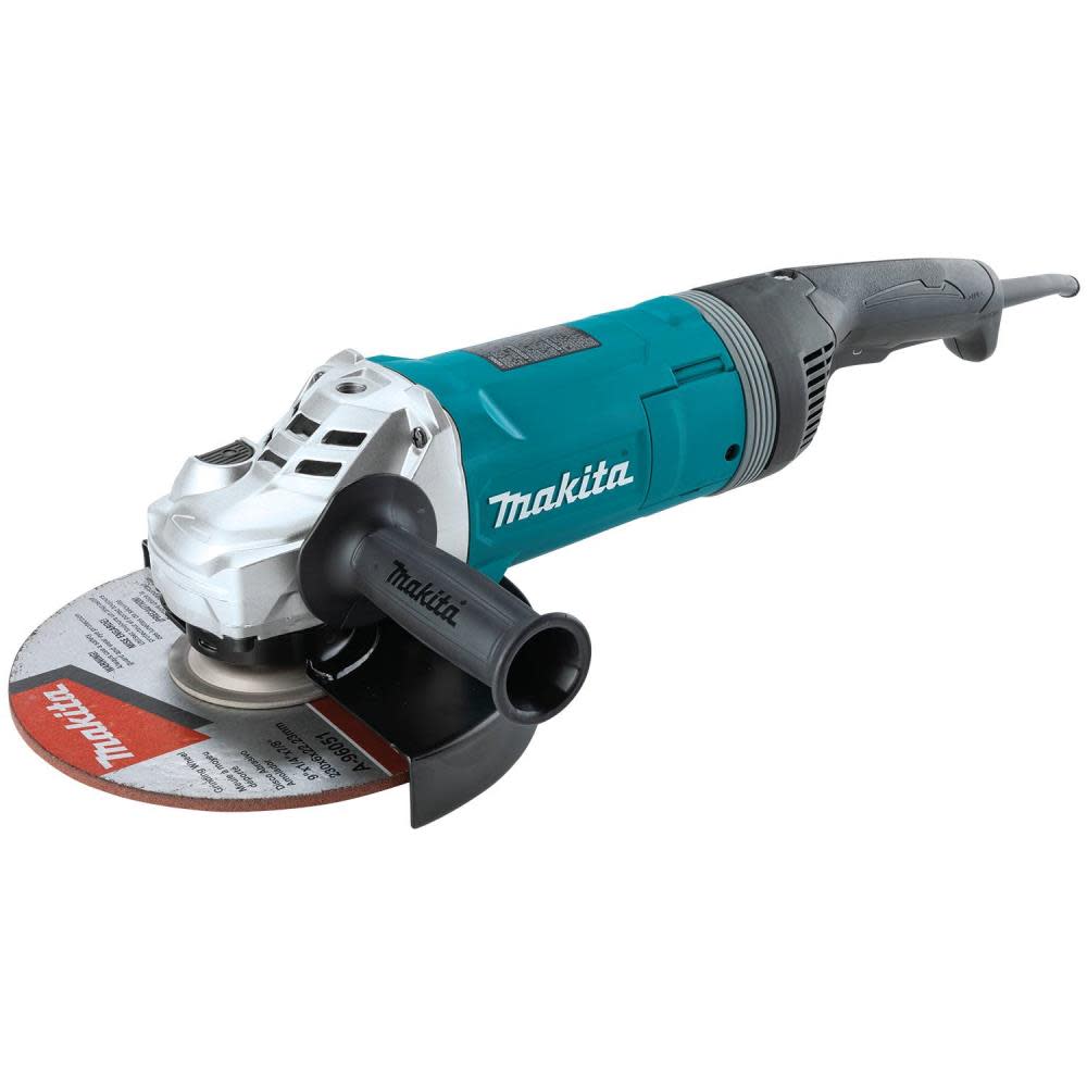 Makita 9″ Angle Grinder with Rotatable Handle and Lock-On Switch - Flockneti