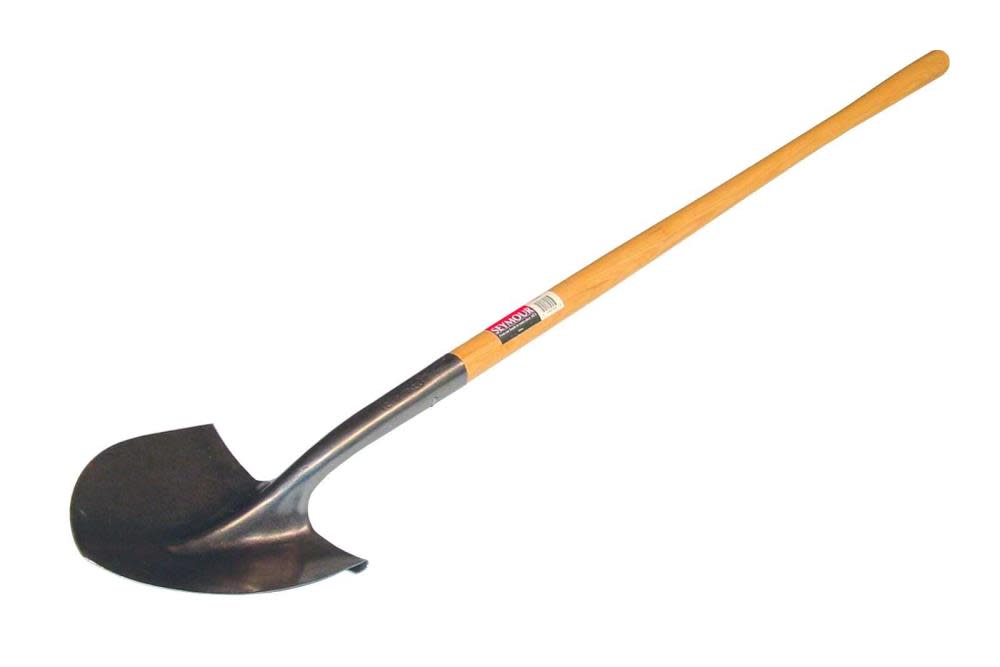 Structron Shovel Round Point Hardwood Handle - Flockneti