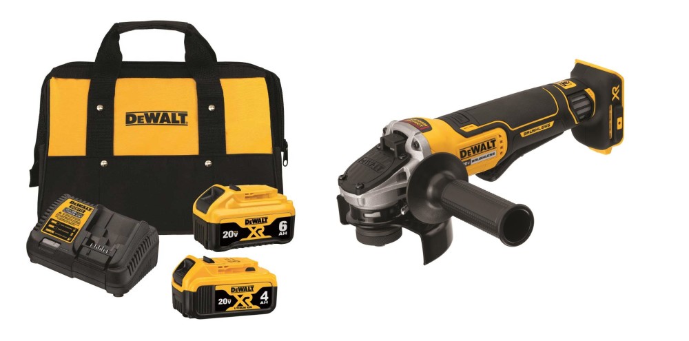 DEWALT 4.5″ 20V Max Angle Grinder Starter Kit Bundle - Flockneti