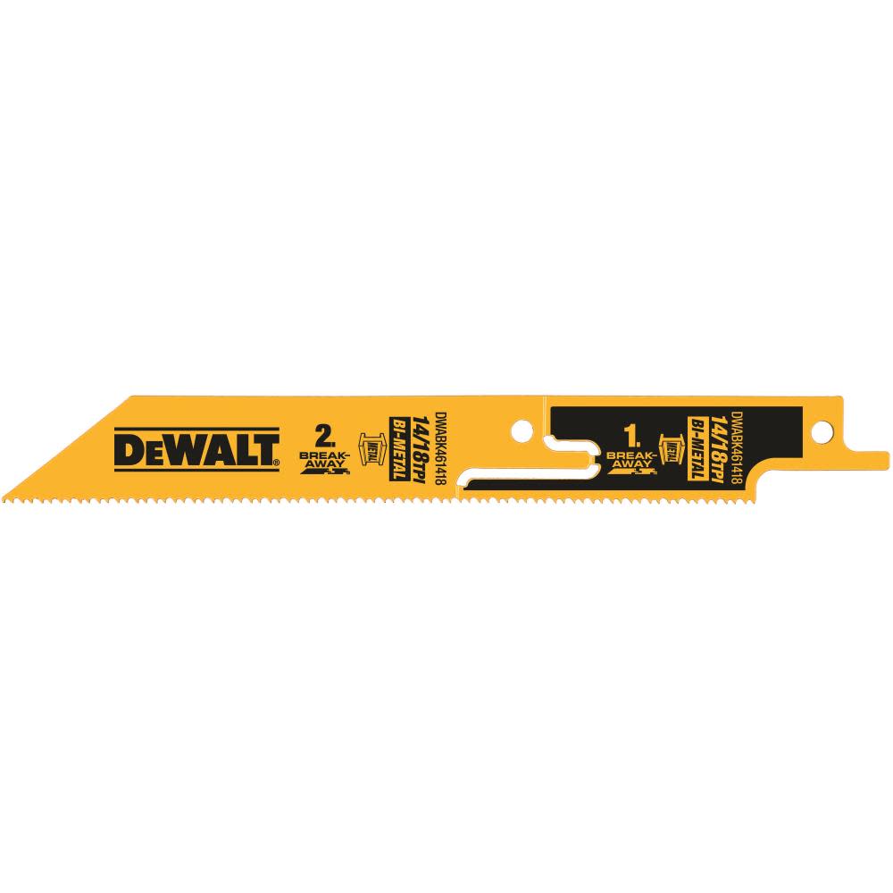 DEWALT BREAKAWAY Recip 6-in 5 pack - Flockneti
