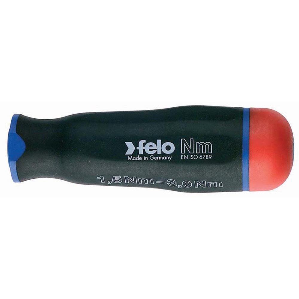 Felo Torque Limiting Handle. 13.3 to 26.6 Lb-In. Handle Length: 4.13 In. - Flockneti
