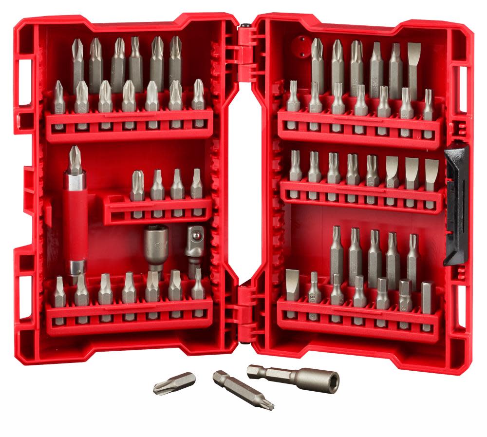 Milwaukee 64 Piece Standard Driver Bit Set - Flockneti