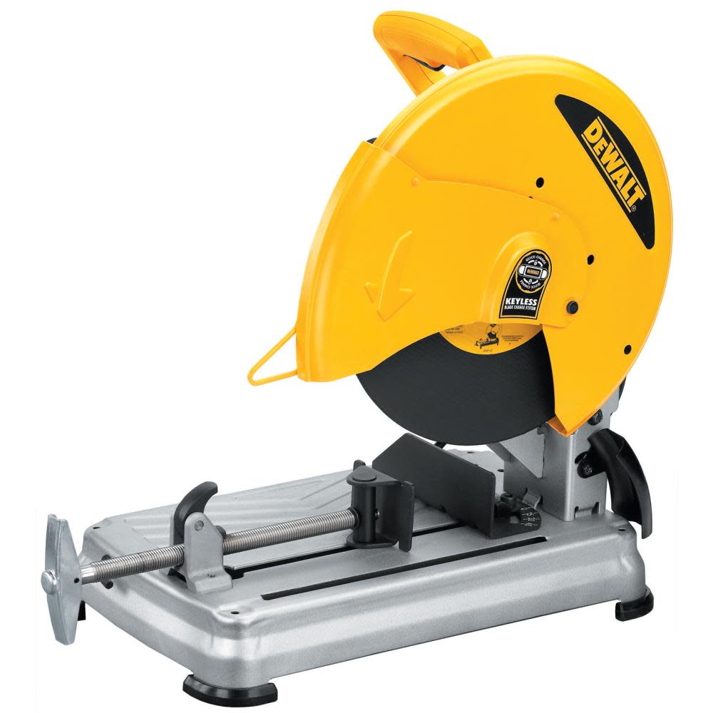 DEWALT HEAVY-DUTY 14″ 5.5HP CHOP SAW WITH QUICK-CHANGE (D28715) - Flockneti