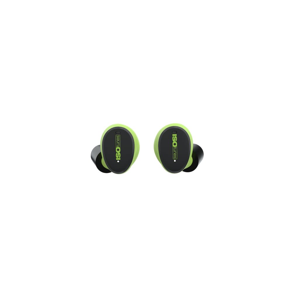 ISOtunes Haven Earbuds Bluetooth 25dB Safety Green - Flockneti