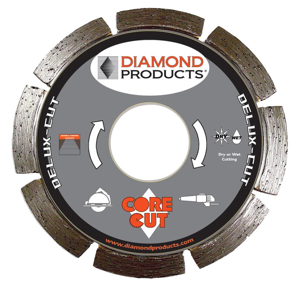 Diamond Products 7 In. x .080 x 7/8 In. Delux-Cut Small Diameter Blade - Flockneti