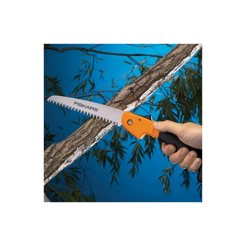 Fiskars 7″ Non Slip Grip Folding Hand Saw - Flockneti