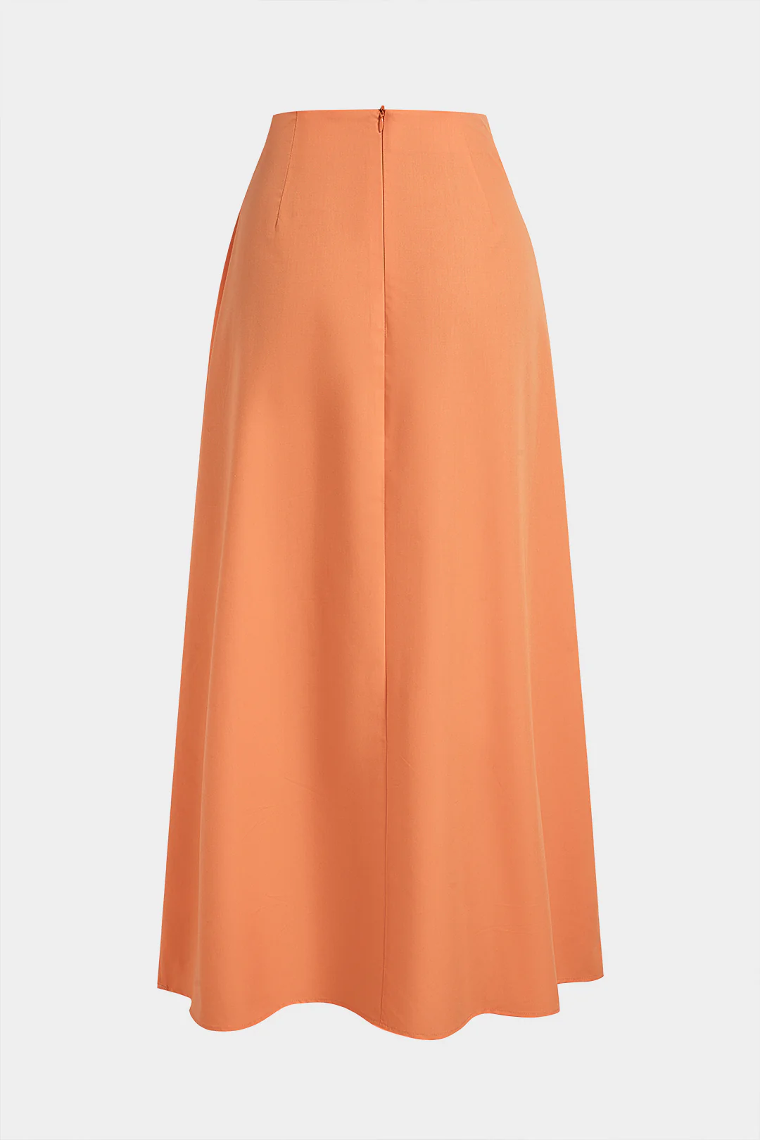 Ruched Zipper Asymmetrical Skirt - Flockneti