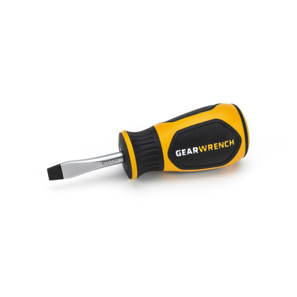 GEARWRENCH 1/4″ x 1-1/2″ Slotted Dual Material Screwdriver - Flockneti