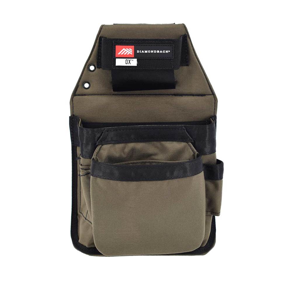 Diamondback Toolbelts Ranger Green Left Side Ox 2.0 Tool Pouch - Flockneti