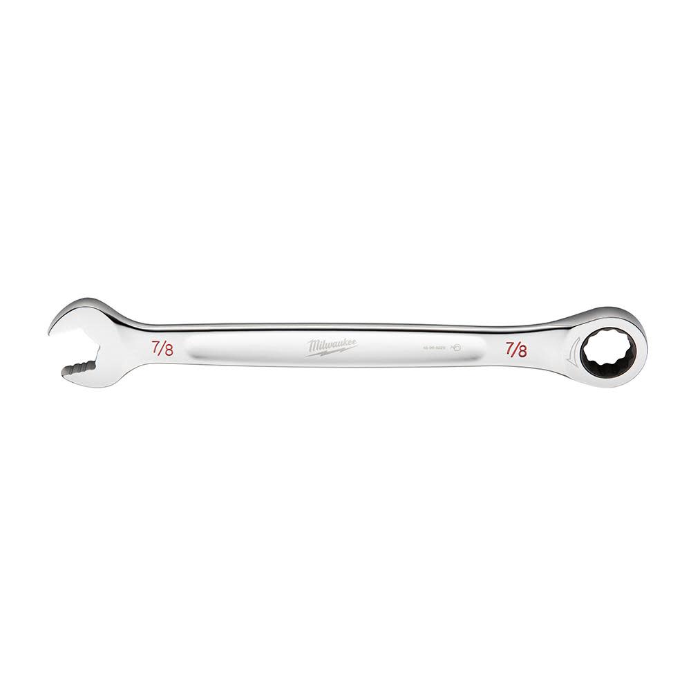 Milwaukee 7/8 in. SAE Ratcheting Combination Wrench - Flockneti