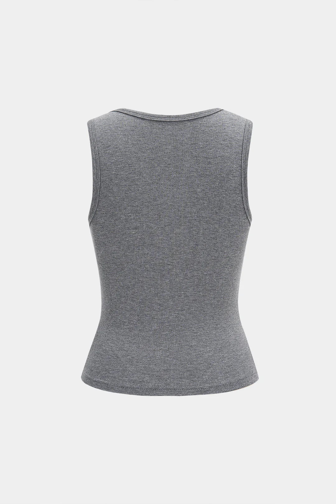 V-Neck Contrast Sleeveless Tank Top - Flockneti