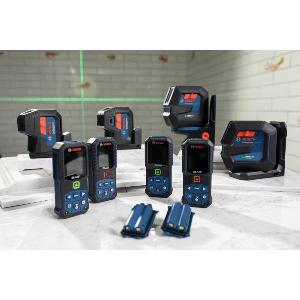 Bosch Green Beam Self Leveling Cross Line Laser Reconditioned - Flockneti
