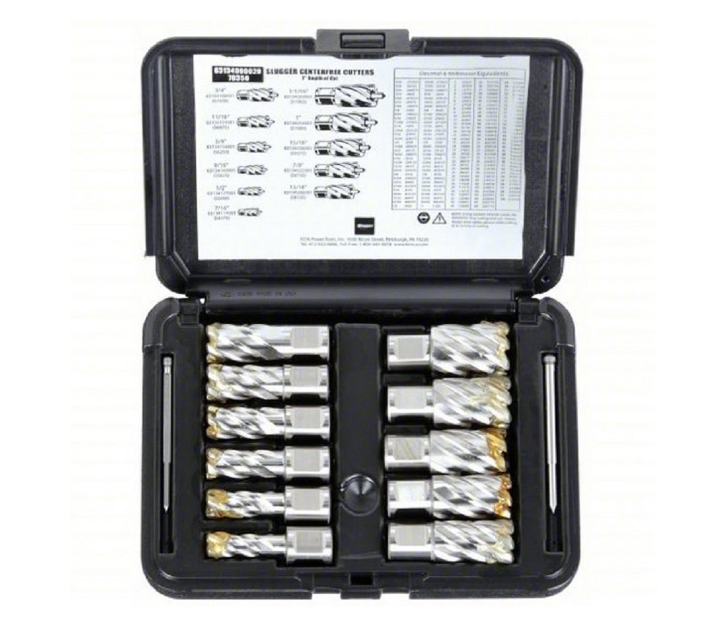 Fein Annular Cutter Set 7/16 to 1 1/16″ 1″ Depth 11pc - Flockneti