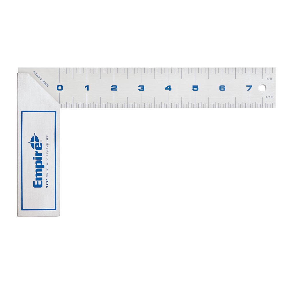 Empire Level 8 in. Heavy Duty Aluminum Try Square - Flockneti