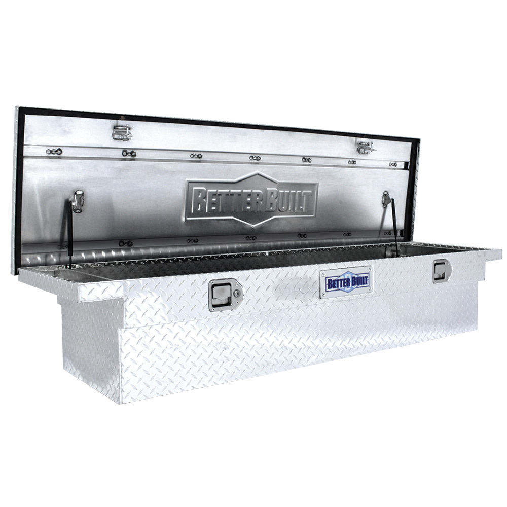 Better Built 61.5″ Crown Saddle Truck Tool Box LOW PROFILE BRITE - Flockneti