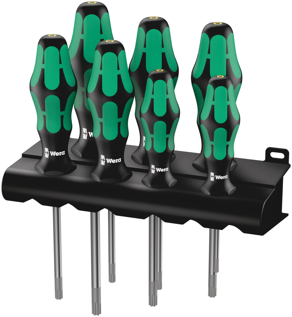 Wera Tools 367/7 TORX HF Kraftform Plus Screwdriver Set 7pc - Flockneti