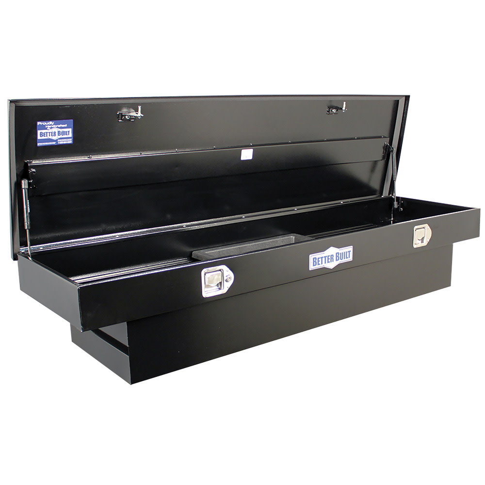 Better Built 63″ Crown Saddle Truck Tool Box STEEL BLACK - Flockneti