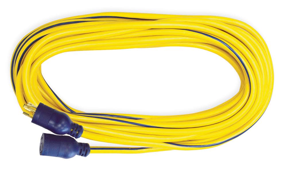 Voltec 100 ft. 12/3 SJTW Yellowith Blue L5-20P L5-20R - Flockneti
