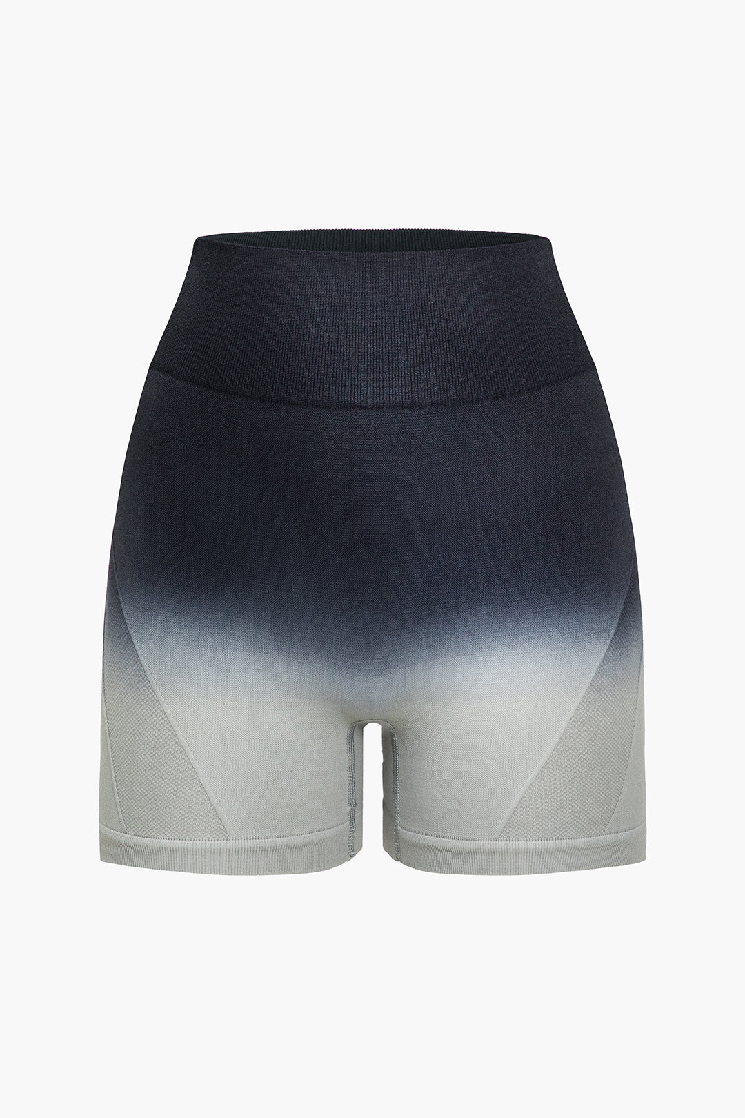 Ombre Print High-Waisted Shorts - Flockneti