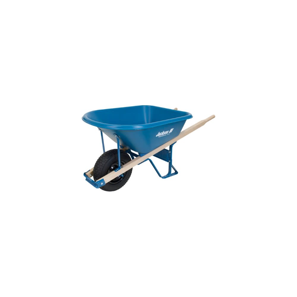 Jackson Wheelbarrow 6 Cu Ft Poly - Flockneti