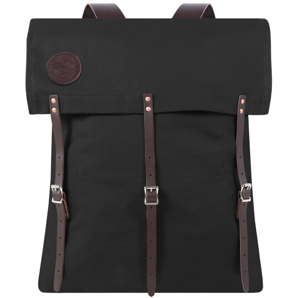 Duluth Pack 59 Liter Capacity Black Canvas #2 Original Backpack - Flockneti