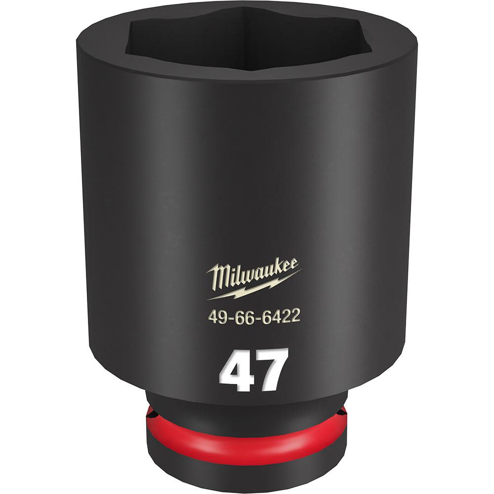 Milwaukee SHOCKWAVE Impact Duty Socket 3/4″ Drive 47MM Deep 6 Point - Flockneti