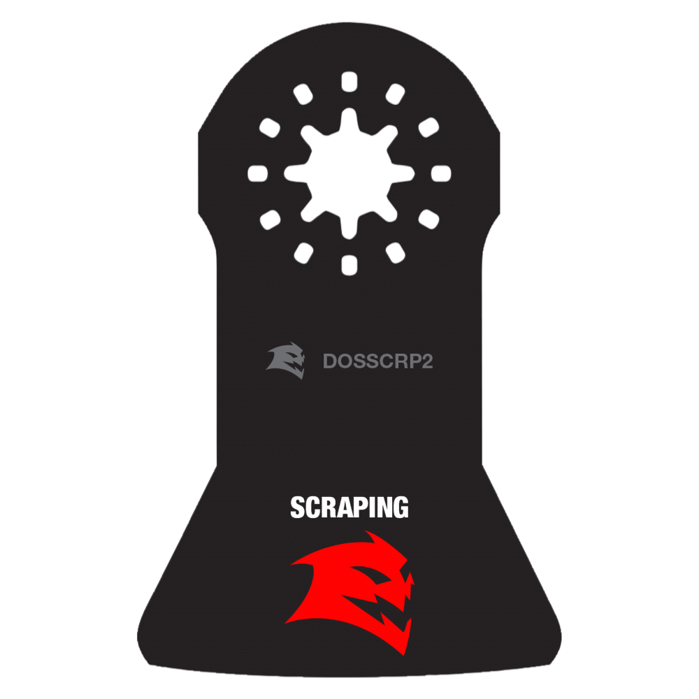 Diablo Tools Starlock High Carbon Steel Osc. Scraper Set for Adhesive Removal - Flockneti