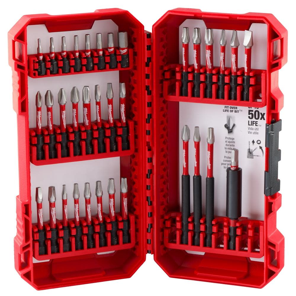 Milwaukee SHOCKWAVE Impact Duty Driver Bit Set 35pc - Flockneti