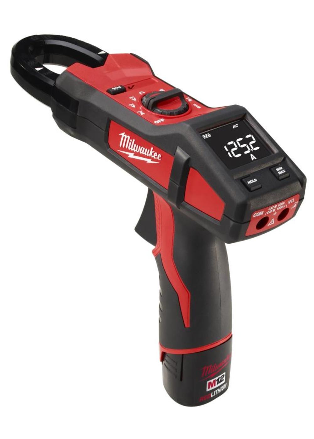 Milwaukee M12 True RMS Clamp-Gun Cordless Clamp Meter Kit for HVAC - Flockneti