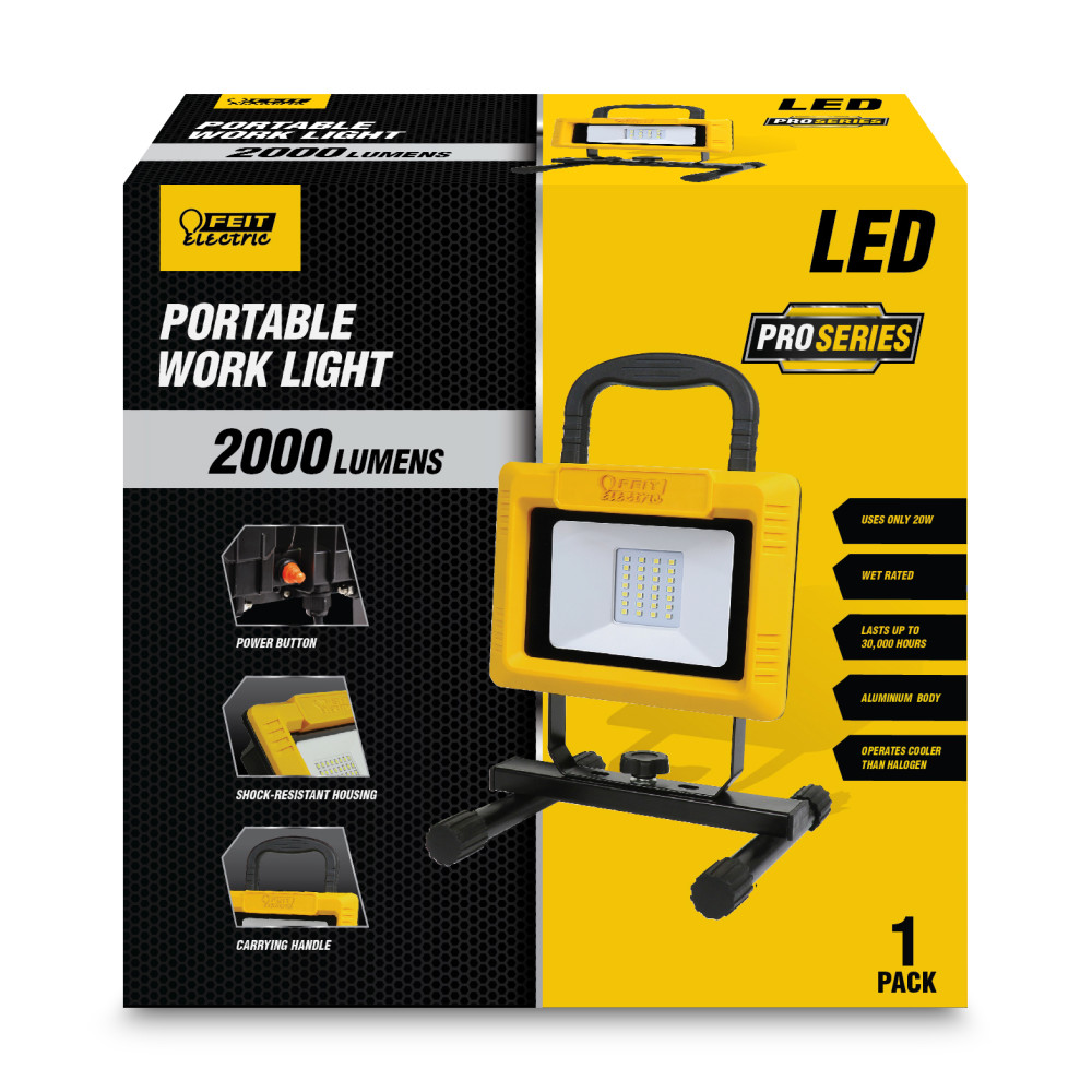 Feit Electric 20W 2000 Lumens Pro Series Plug-In LED Worklight - Flockneti