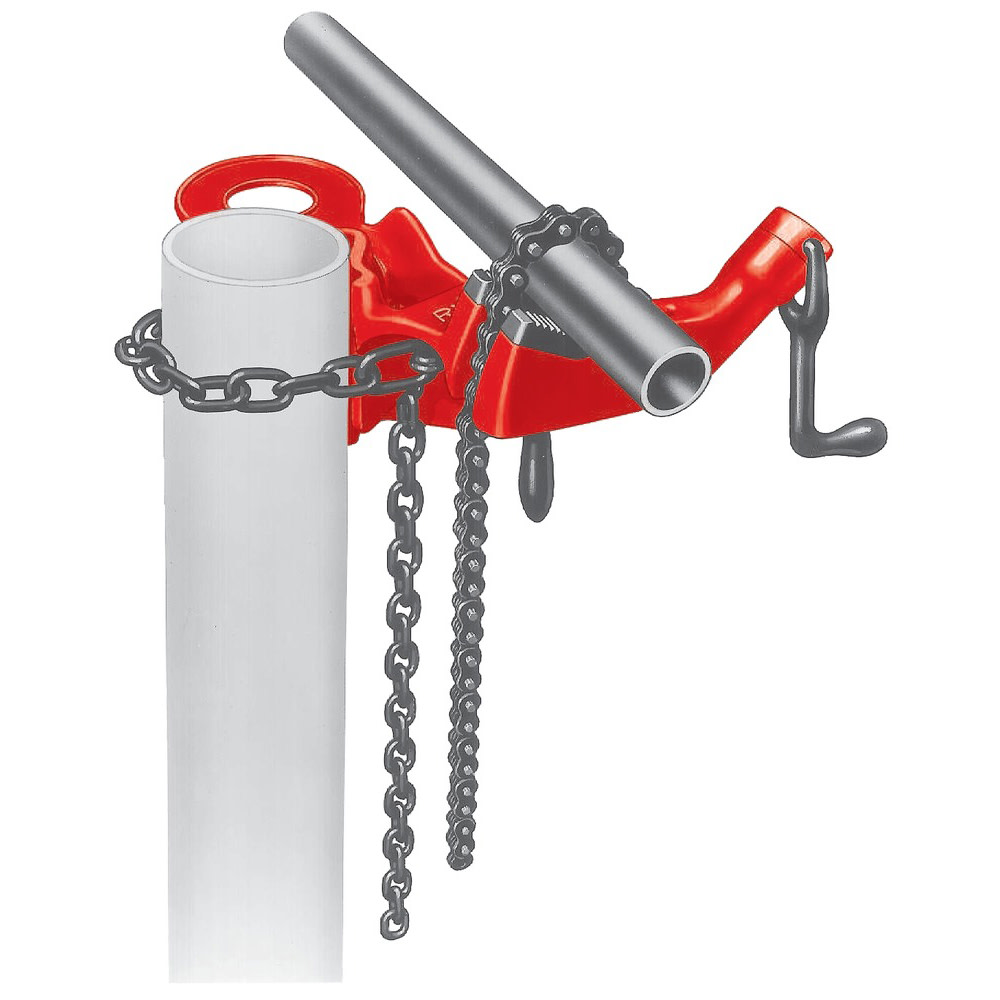 Ridgid 640 Top Screw Post Chain Vise - Flockneti